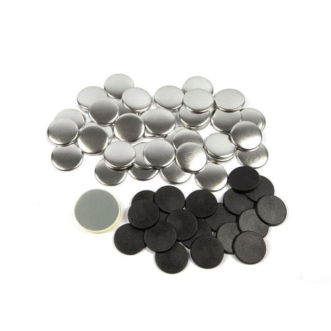 T Series 1 1/4 Inch (32mm) USA Compatible Medallion Badge Components - Pack of 100
