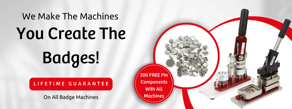 Button Pin Badge Machines & Badge Components | Badge Maker UK ...