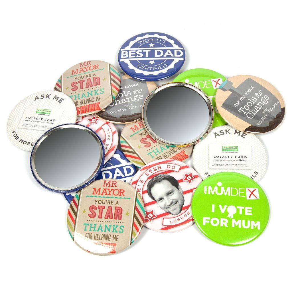 G Series 75mm Pocket Mirror Components - Pack of 100