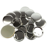 G Series 75mm Metal Pin Badge Components - Pack of 100