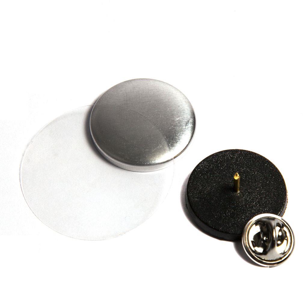 Silver Butterfly Pin Backs / Brooch Clasps - 12mm Pin, 7mm Catch (Various Quantities)