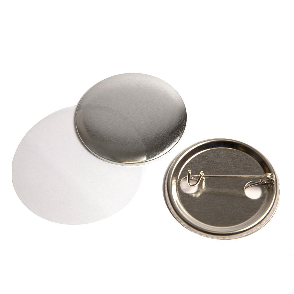 G Series 38mm Metal Pin Badge Components - Pack of 100
